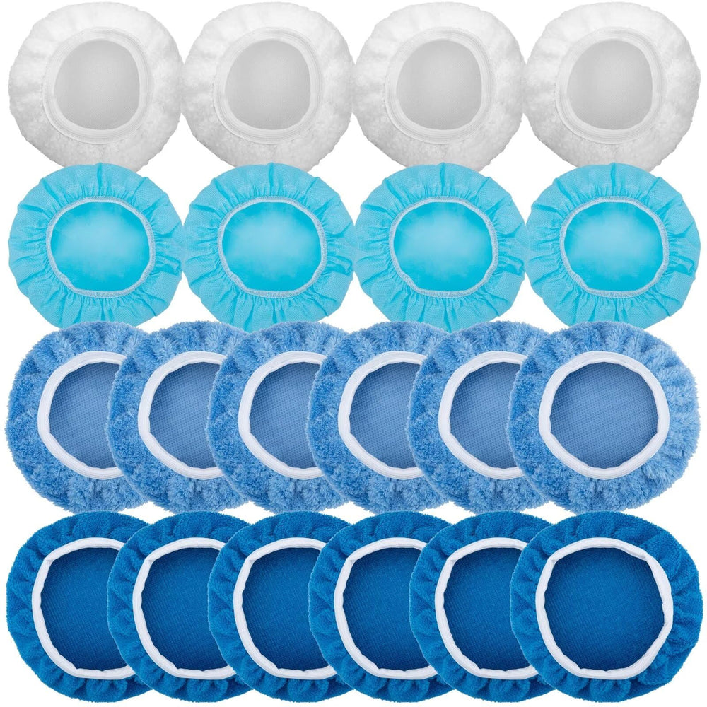 BFXM front packaging showing 20PCS pad set and included types for staged polishing