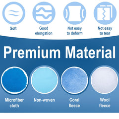 BFXM white wool pad texture showing cut and polishing power for mid-stage work