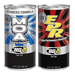 BG PRODUCTS MOA and EPR front view showing cans and kit benefits