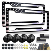 BGGTMO front view frame showing black flag and neat finish, durable styling benefit