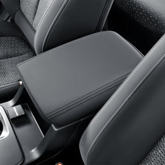 BIBIBO front view of center console cover showing fit and clean lines, enhances durability
