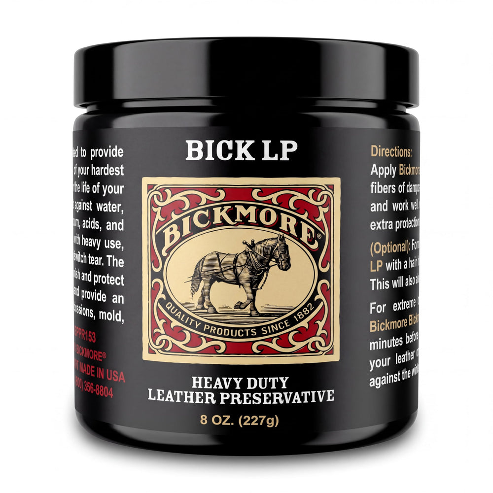 Bickmore Bick LP front label showing product and protection benefits