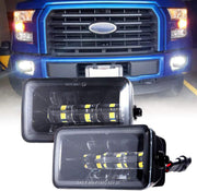 BICYACO front fog light assembly installed showing clean factory fit benefit