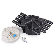 big-autoparts front view of cap and rotor showing clean fit and new components