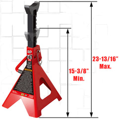 BIG RED close-up of large saddle for better contact and load distribution