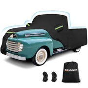 BIGACOVER front full view on Ford F100 shows complete weather protection