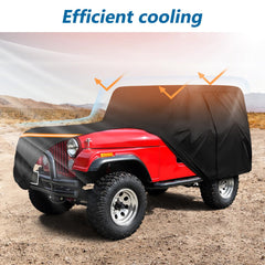 BIGACOVER driver-side zipper allowing easy access without removing cover