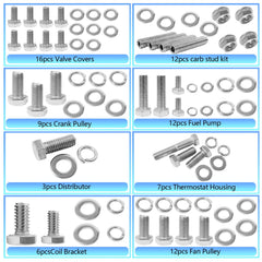 BIGLKNM polished washers detail highlighting corrosion resistance and fit accuracy for SBC assemblies