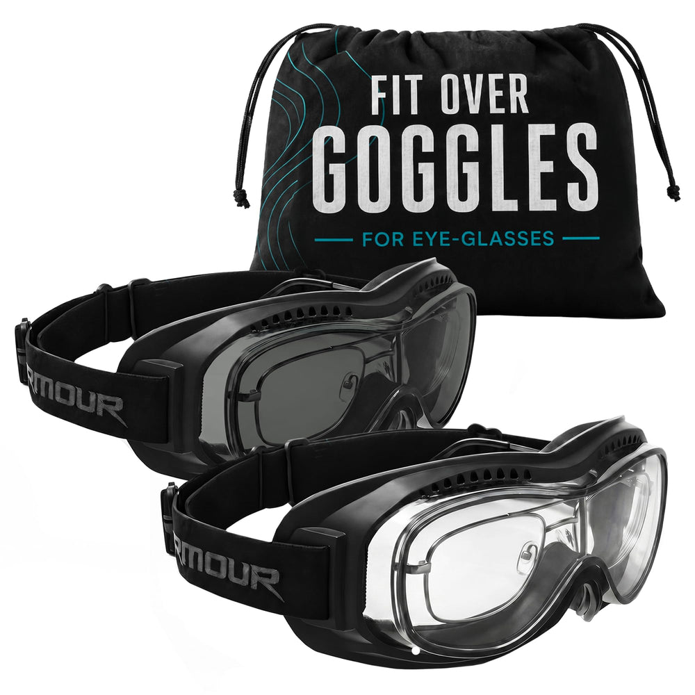 Bikershades front view showing frame and lens protecting eyes