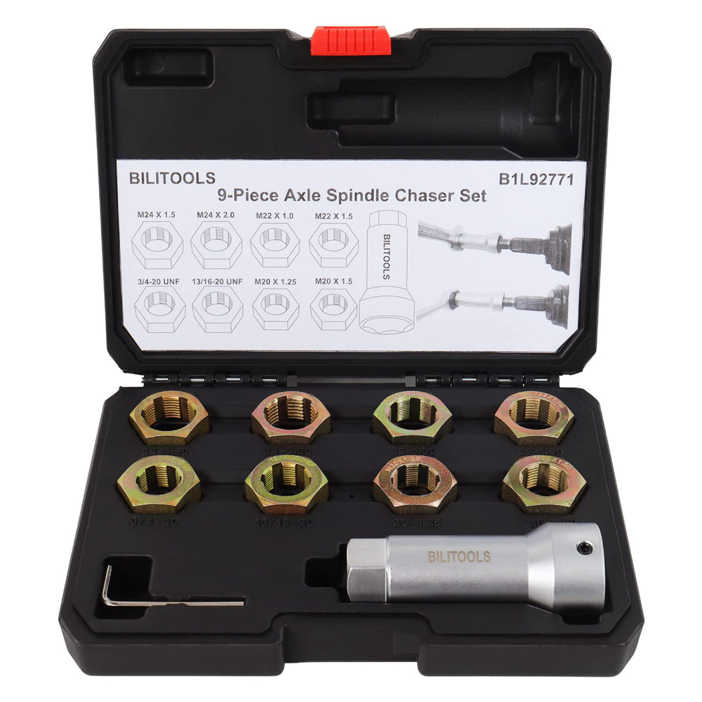 BILITOOLS front of kit showing tools and case for easy transport and organization