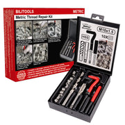 BILITOOLS front view metal case showing compact organized kit and easy transport benefits