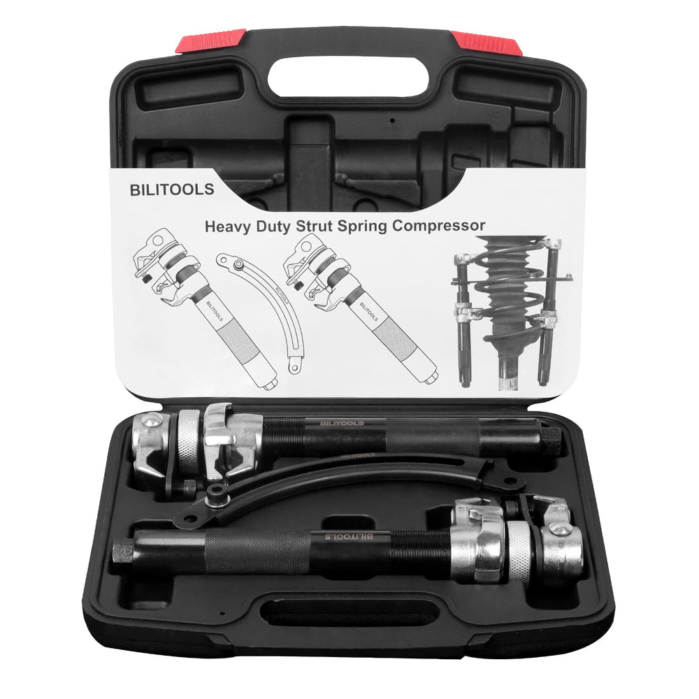 BILITOOLS front view of two-piece compressor showing durable build and secure grip