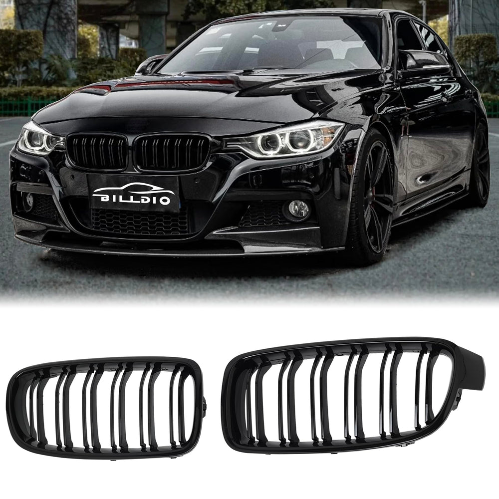 BILLDIO front grille installed on BMW F30 shows updated sporty look