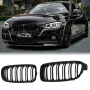 BILLDIO front grille installed on BMW F30 shows updated sporty look