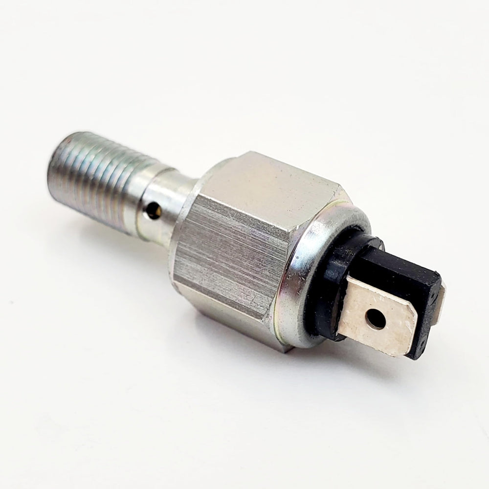 Billet Proof Designs front view of hydraulic brake switch showing fit and finish, ensures reliable replacement