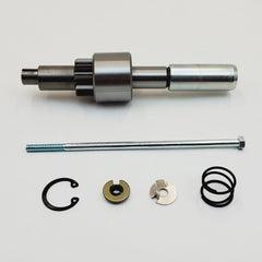 Billet Proof Designs complete jackshaft kit front view showing all components and fitment benefit
