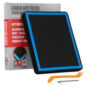 Billowy CF12150 front view showing full filter and OEM-compatible fit