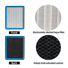 Billowy filter installed in cabin housing demonstrating easy replacement
