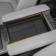 BILOPER front view in Sienna console showing snug fit and organized storage