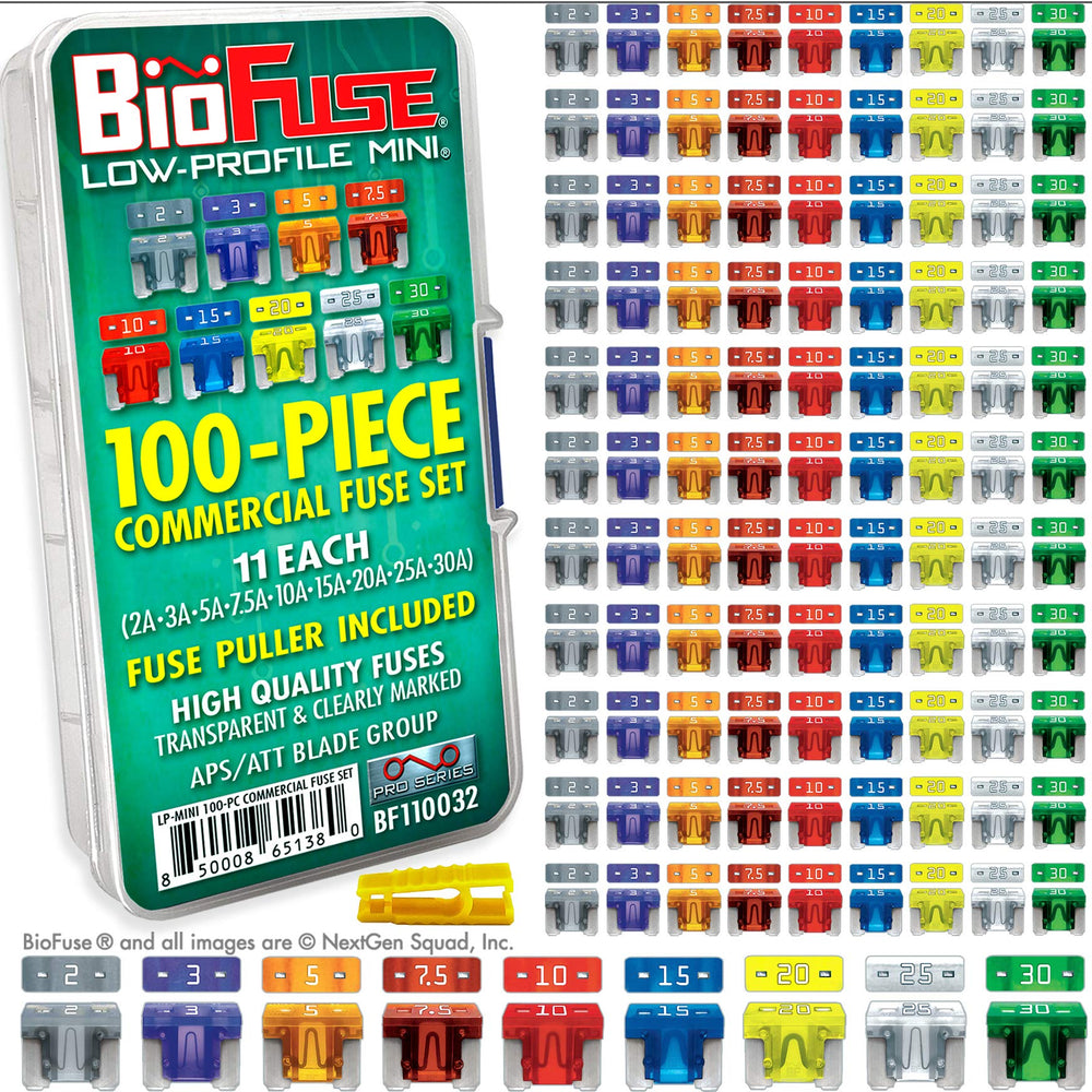 BIOFUSE front packaging showing full 100-piece kit and contents for quick selection