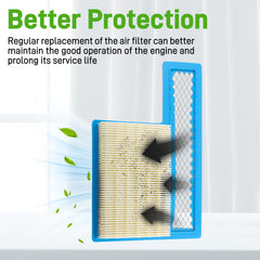 BioLion air filter texture detail 140-3116 showing clean airflow protection benefit