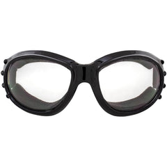 Birdz Eagle Red Baron super dark lens close-up reduces glare for sunny rides