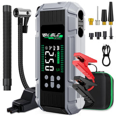 BIUBLE front panel view showing ports and benefits of all-in-one roadside power