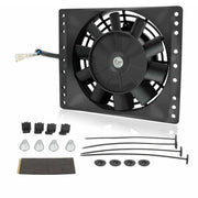 BLACKHORSE-RACING front view showing compact fan and strong airflow benefit