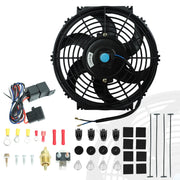 BLACKHORSE-RACING front face view showing compact fan for improved airflow