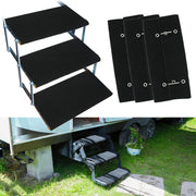BLACKHORSE-RACING front view of three 18-inch step covers showing full coverage and neat finish