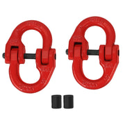 BLACKHORSE-RACING front view showing red powder-coated coupling and pin, durable and clear