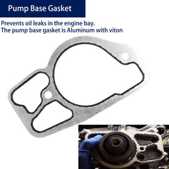 BLACKHORSE-RACING seals and O-rings arranged to show included pieces for complete HPOP rebuild