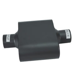 BLACKHORSE-RACING inlet and outlet detail highlighting 2.5" fitment advantage