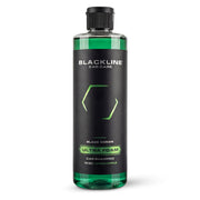 Blackline bottle front view showing product and clean finish benefit