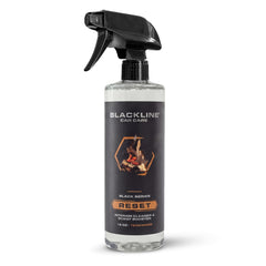 Blackline Reset front label showing product name and scent benefits