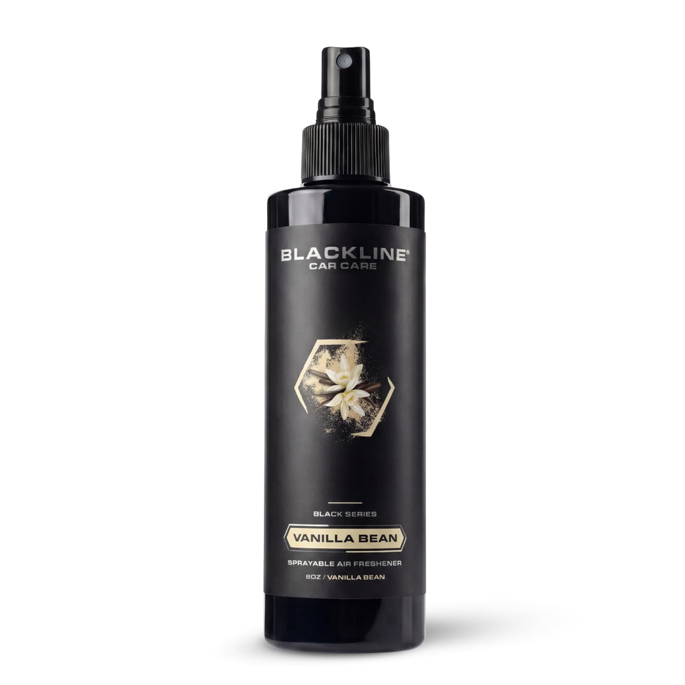 Blackline bottle front packaging showing label and clean design benefit