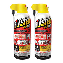 Blaster PB Blaster front packaging shows two 11 oz cans and product benefit
