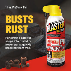 Blaster prostraw close-up highlights precise application and less waste