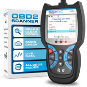 BLCKTEC 440 front view showing device and color screen for quick diagnostics