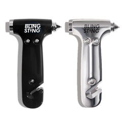 BLINGSTING front view showing both black and silver tools and quick access benefit