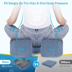 BlissTrends non-slip bottom pattern keeping cushion securely in place