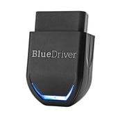 BlueDriver adapter front view showing compact diagnostic design and quick access