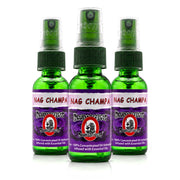 Blunteffects front packaging showing three Nag Champa bottles and bold scent benefit