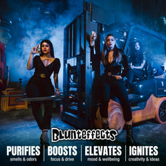 Blunteffects scent variation layout displaying five different fragrance options