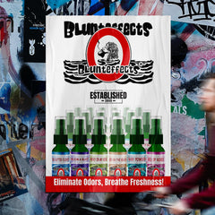 Blunteffects spray nozzle detail showing easy-to-use spray and precise mist