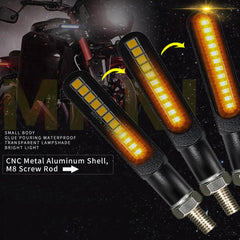 BlyilyB installed on motorcycle showing improved signaling visibility and modern styling