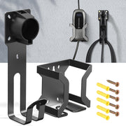 BMZX front view of wall mount kit showing neat charger storage benefit