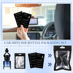 Boao bottle filled and hanging in car demonstrating easy installation