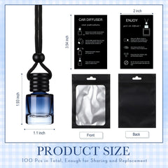 Boao clear glass bottle close-up revealing clean cylinder design