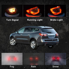 BOGYL right tail light installed on Traverse demonstrating direct-fit replacement